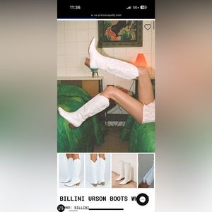 BILLINI URSON BOOTS WHITE